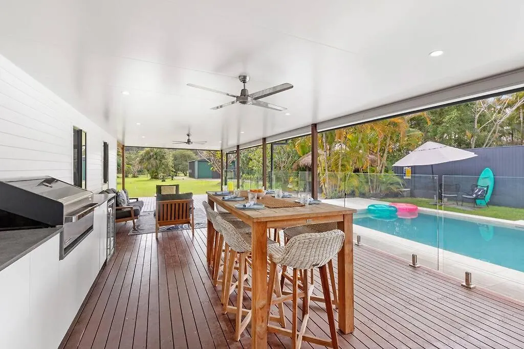 Coastal-Country Family Haven In Currumbin Pool Spa Gold Coast 0*,